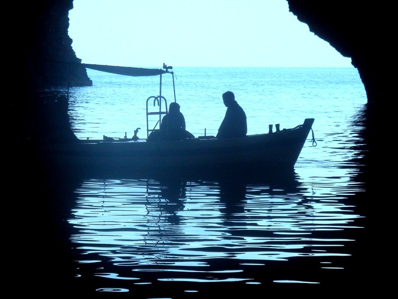 Aeolian Islands private sailing — Bue Marino — the largest sea cave