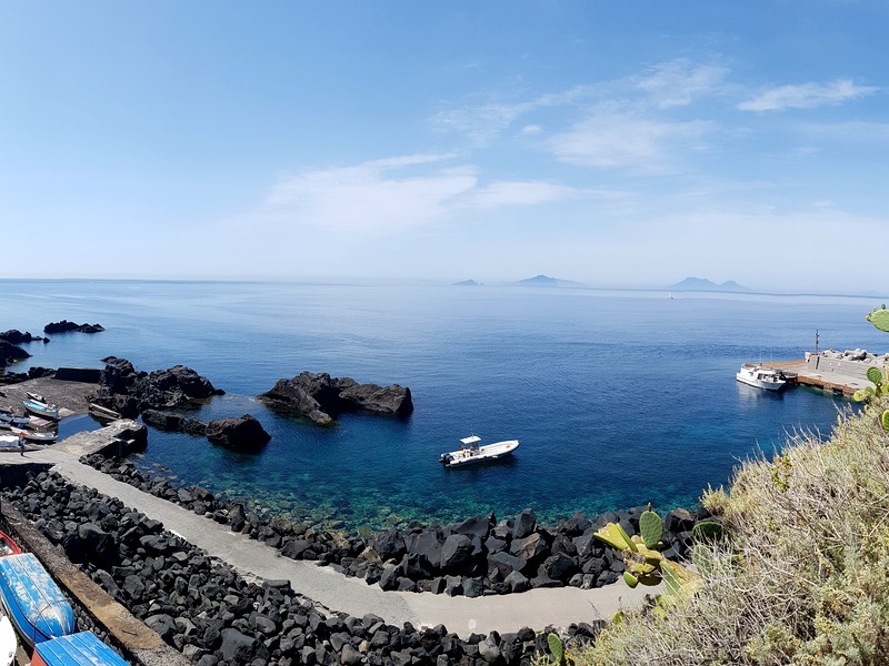 Aeolian Islands private sailing — Ginostra — one of the world's smallest ports
