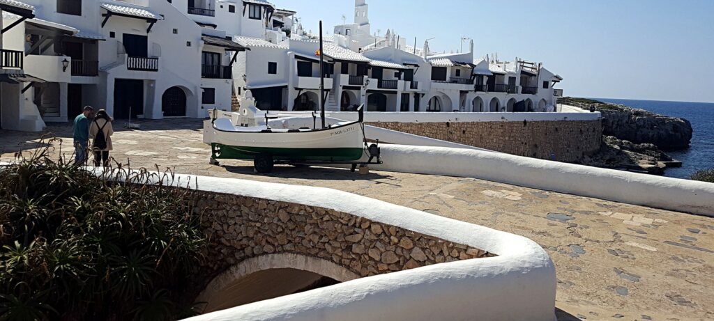 Balearics private sailing — Binibèquer Vell, fishing village (Menorca)