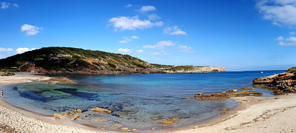Balearics private sailing — Cala d'Algaiarens, north coast of Menorca