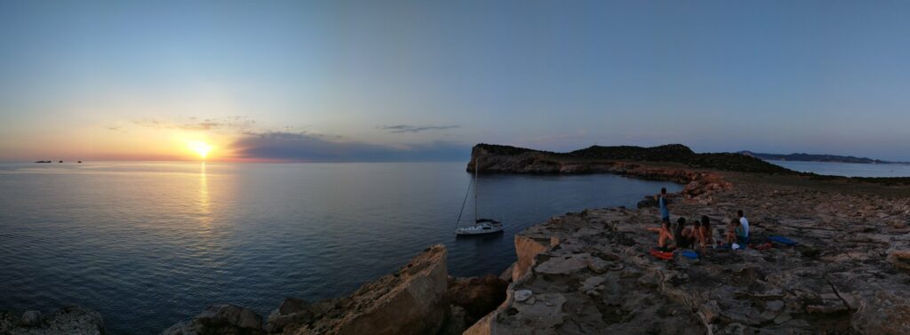 Coucher de soleil en mer, le genre de soirée dont on se souvient