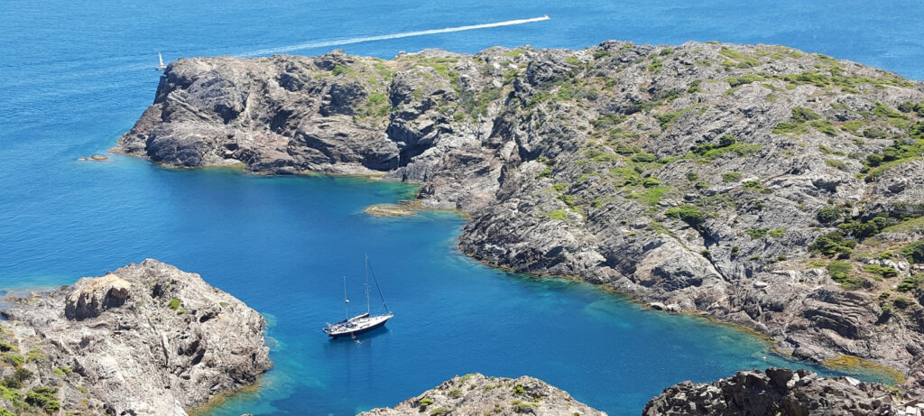 Cap de Creus — sailing yacht at anchor